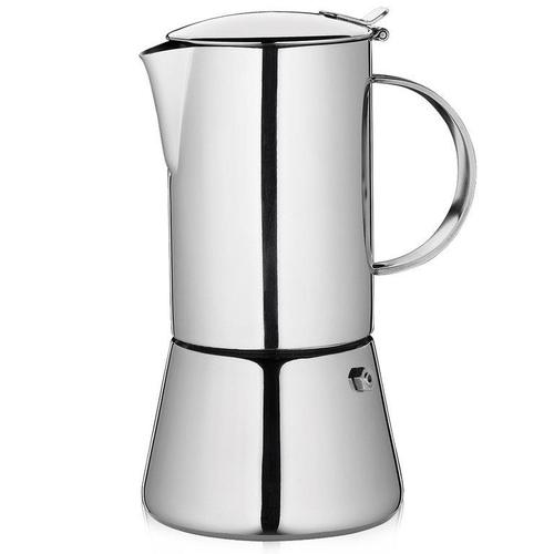Espressokocher Aida 6 Tassen Edelstahl poliert 21cm Ø10,5cm