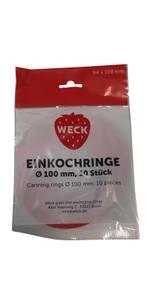 Einkochringe 10 Stück im Beutel