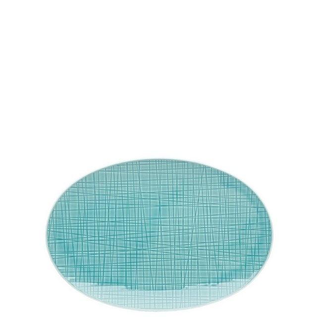 Rosenthal Servierplatte »Mesh Colours Aqua Platte 25 cm«, Porzellan, (1-tlg)