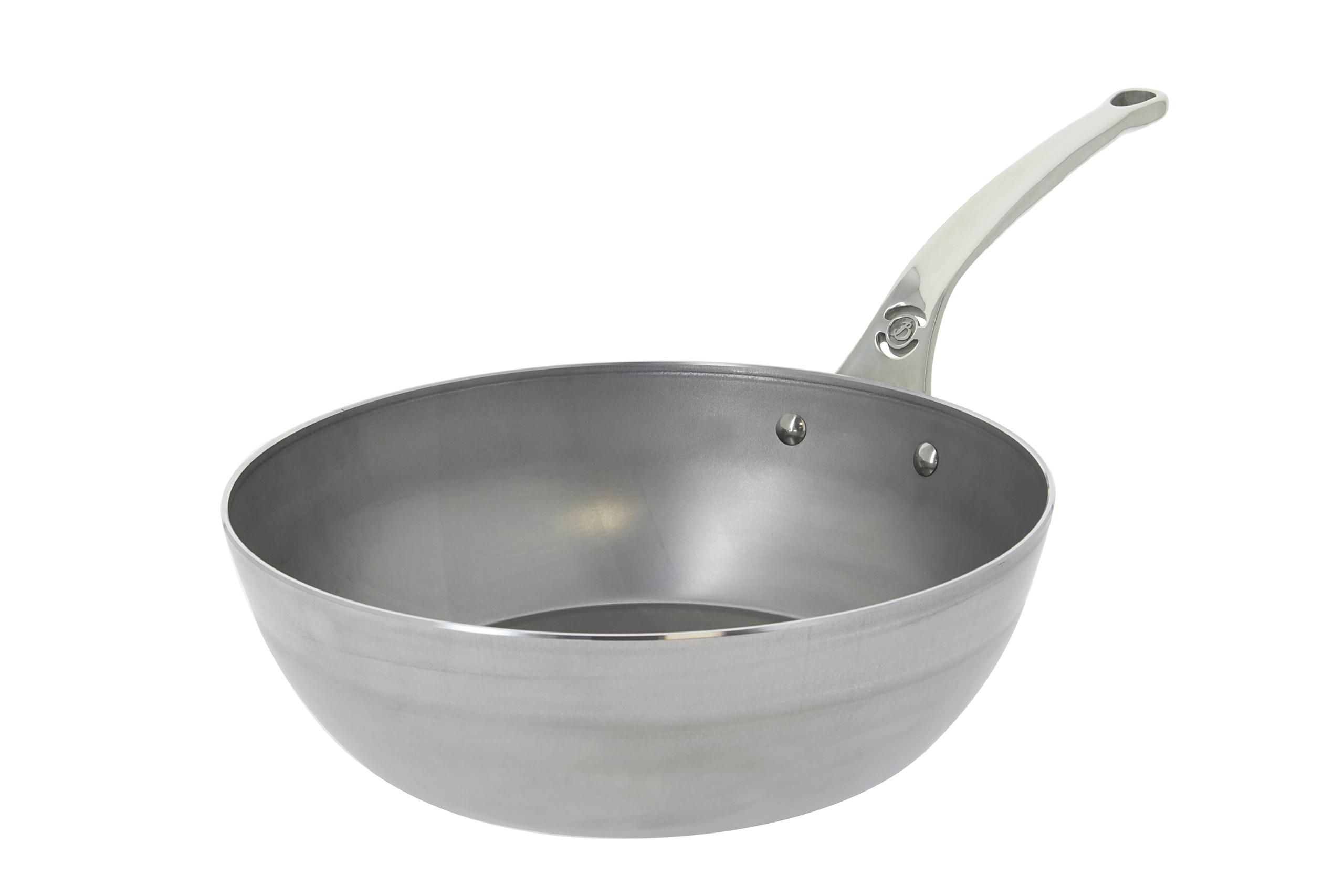 de Buyer Eisenpfanne/Sauteuse Mineral B Pro mit Edelstahlgriff 28cm - Default Title