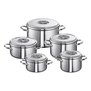 SCHULTE-UFER Topf-Set »Romana i Mega-Set 5-tlg.«, Edelstahl 18/10