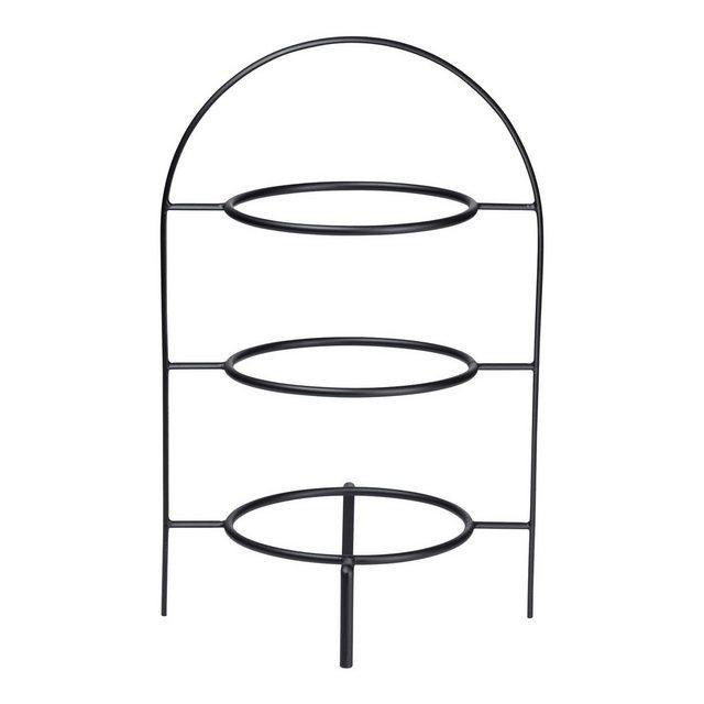ASA SELECTION Etagere »à table ligne noir 3-stufig für 21 cm Teller«, Metall, ohne Teller