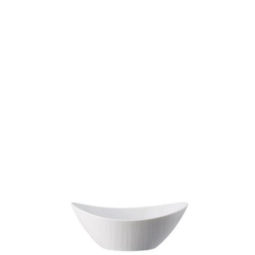 Rosenthal Snackschale »Mesh Weiß Schale oval 15 x 11 cm«, Porzellan, (1-tlg)