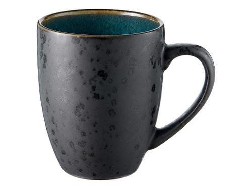 Kaffeebecher Bitz 300ml schwarz/grün