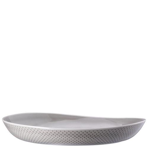 Rosenthal Suppenteller »Junto Pearl Grey Teller tief 33 cm«, (1 Stück)