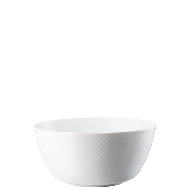 Rosenthal Servierschüssel »Junto Weiß Schüssel 22 cm«, Porzellan, (1-tlg)