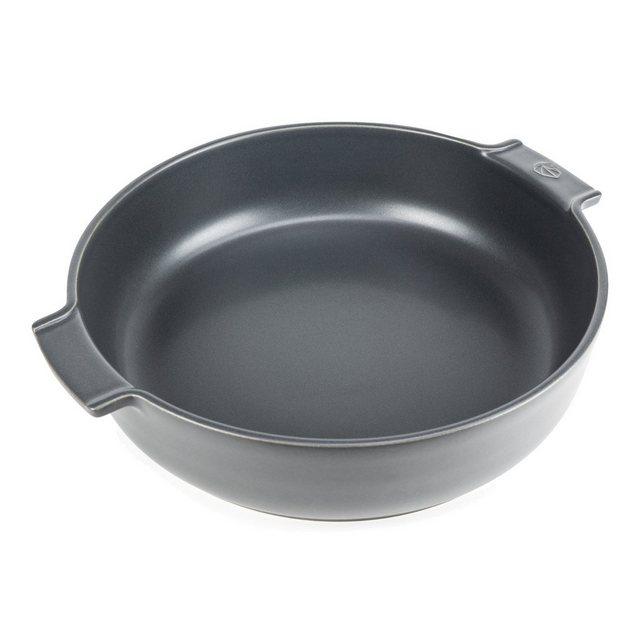 PEUGEOT Auflaufform »Appolia rund, Schiefergrau, 34 cm«, Keramik