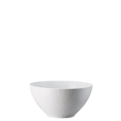 Rosenthal Servierschüssel »Mesh Weiß Schale hoch 18 cm«, Porzellan, (1-tlg)