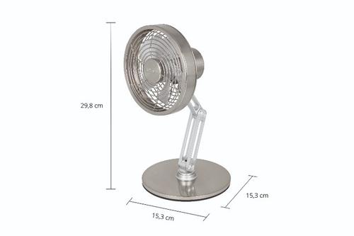 Akku-Tischventilator "STEEL FLEX" 86705