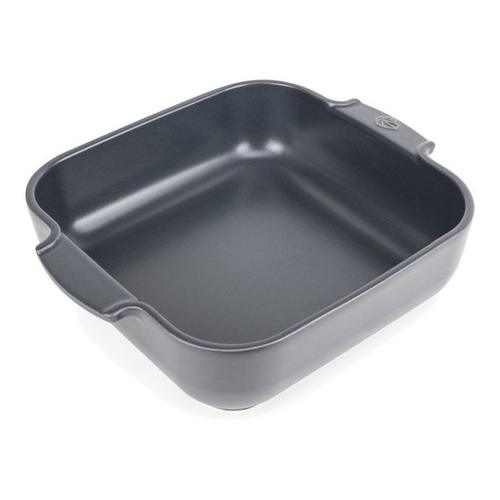 PEUGEOT Auflaufform »Appolia quadratisch, Schiefergrau, 28 cm«, Keramik