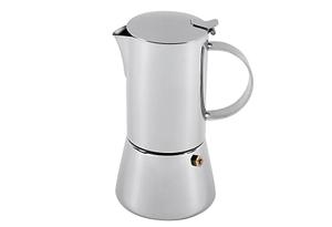 Espressokocher Aida 6 Tassen Edelstahl poliert 21cm Ø10,5cm