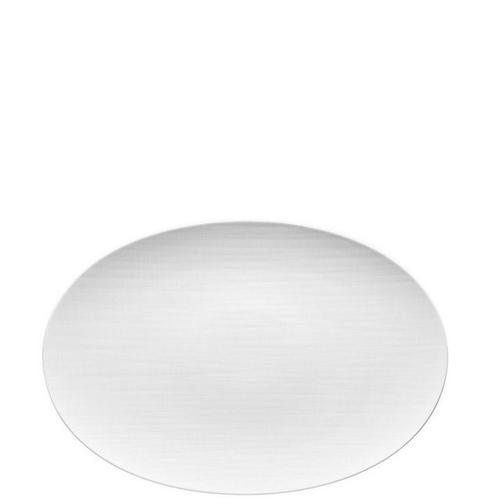 Rosenthal Servierplatte »Mesh Weiß Platte 42 cm«, Porzellan, (1-tlg)