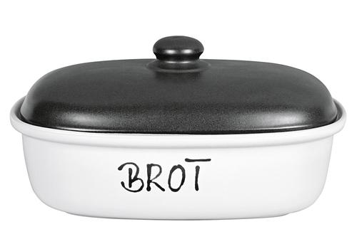 Brottopf Elfe Nero oval 34x23cm
