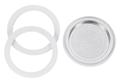Ersatzdichtung / -filter-Set für Aluminium Espressobereiter 4-teilig