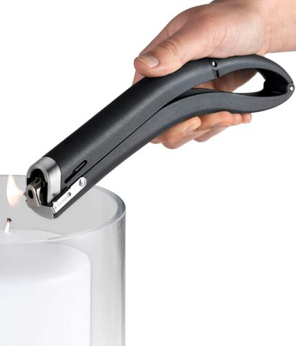 Feuerzeugverlängerung FIRE FINGER, schwarz, inkl. Einwegfeuerzeug, Kunststoff/Edelstahl