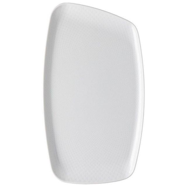 Rosenthal Servierplatte »Junto Weiß Platte 36 x 21 cm«, Porzellan, (1-tlg)