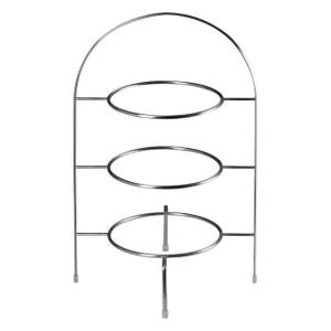 ASA SELECTION Etagere »à table Etagere Gestell 3stufig Ø 27cm«, Edelstahl