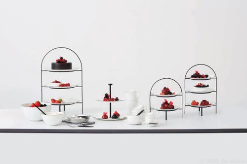ASA Etagere zweistufig für Dessertteller schwarz - Default Title