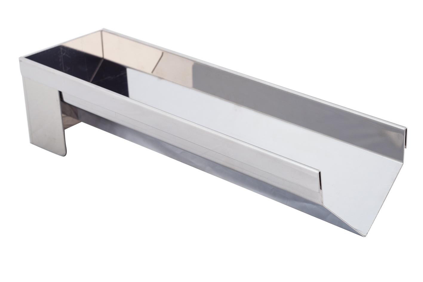 DREIECKIGE RINNENFORM, 2 ABNEHMB. ENDEN 30X8CM