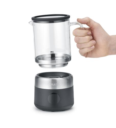 Milschaufschäumer MS802EU 250 ml Glas schwarz