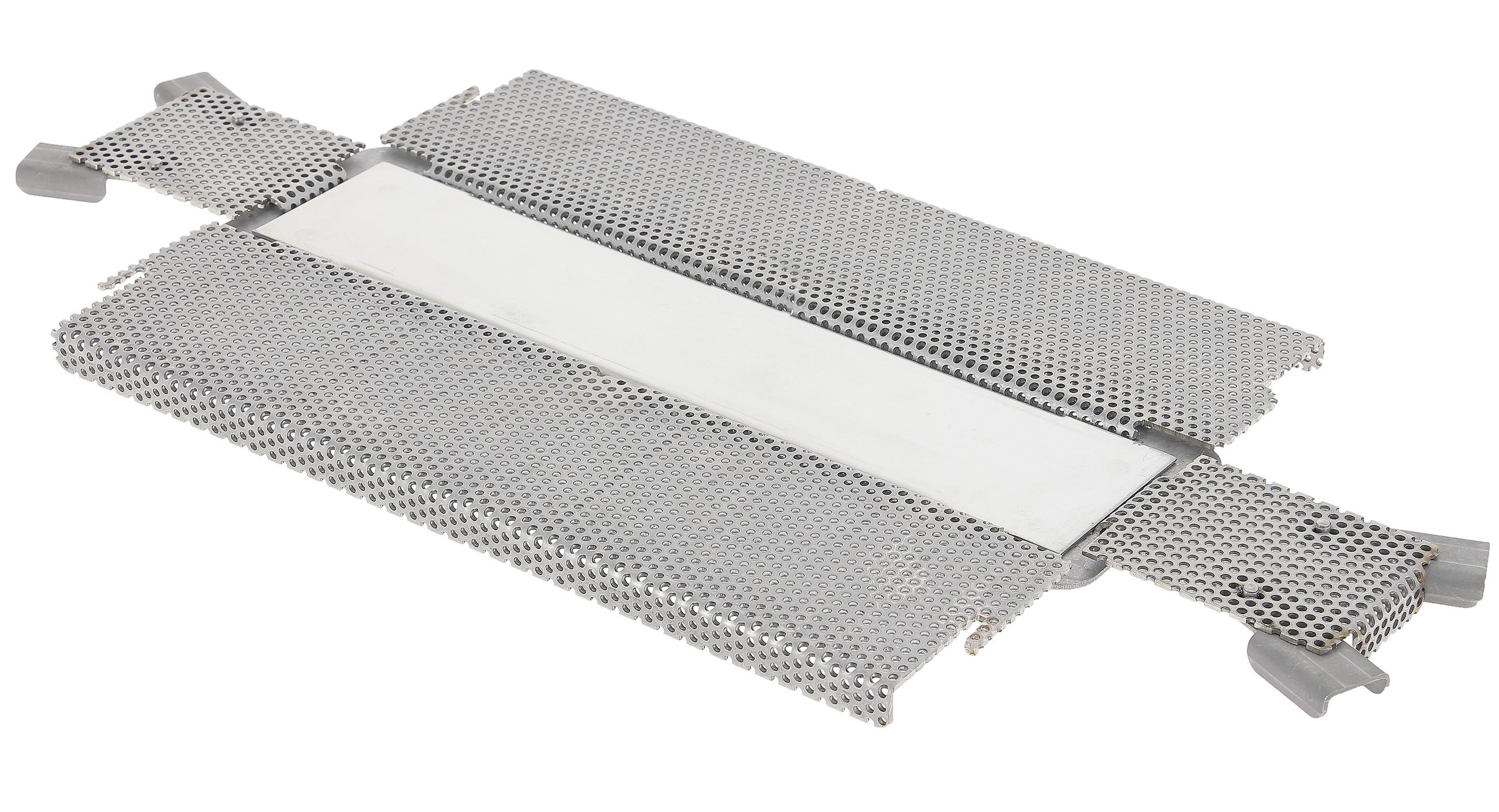 AUFKLAPPBARE BACKFORM PERFORIERT 24X5X6 CM