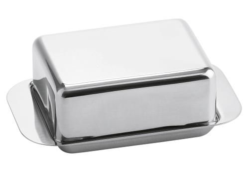 Butterdose für 125g Butter 12,5x7,5x4,5cm Edelstahl