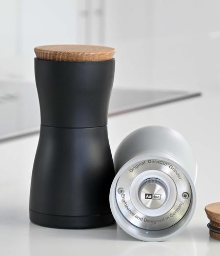 Set Pfeffer- und Salzmühle TWIN, Ceramic Mahlwerk CeraCut®, Kunststoff/Holz