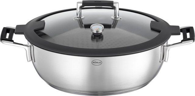 RÖSLE Dampfgartopf »SILENCE PRO«, Edelstahl 18/10, Ø 28 cm, Induktion