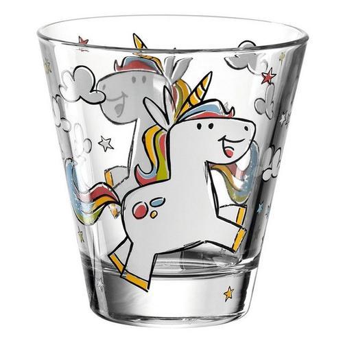 LEONARDO Kinderbecher »BAMBINI Einhorn 120 ml«, Glas
