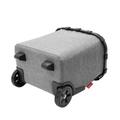 Reisenthel Carrycruiser mit 2 Rollen Frame Twist Shopping 40 Liter Grau|Silber