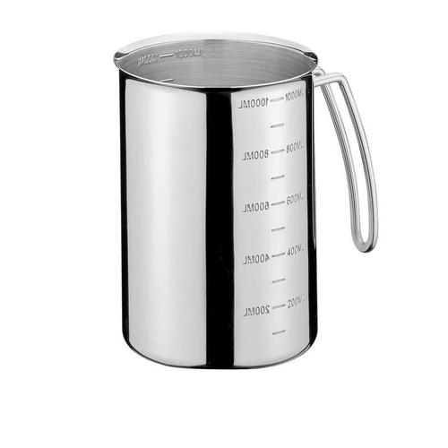 Küchenprofi Messbecher aus Edelstahl - 1 Liter
