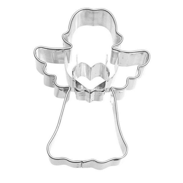 Birkmann Ausstechform »Engel mit Herz 7 cm«, Edelstahl