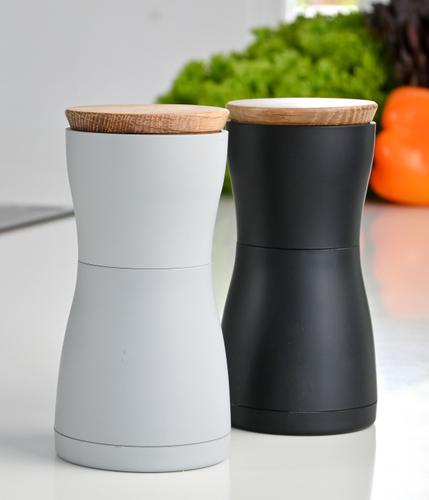 Set Pfeffer- und Salzmühle TWIN, Ceramic Mahlwerk CeraCut®, Kunststoff/Holz