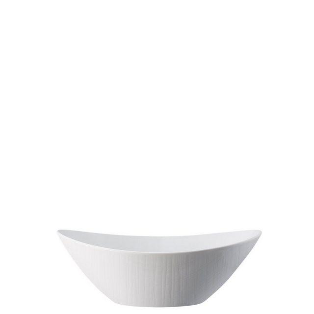 Rosenthal Servierschale »Mesh Weiß Schale oval 24 x 18 cm«, Porzellan, (1-tlg)