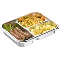 Lunch Box 3-fach geteilt