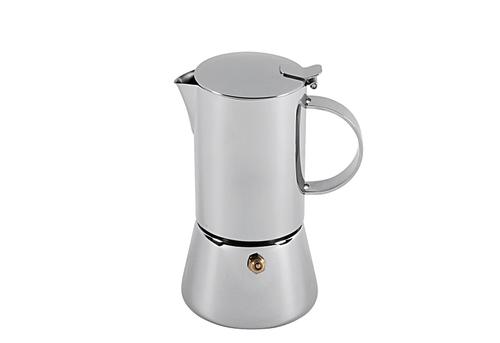 Espressokocher Aida 4 Tassen Edelstahl poliert 18,5cm Ø9,5cm
