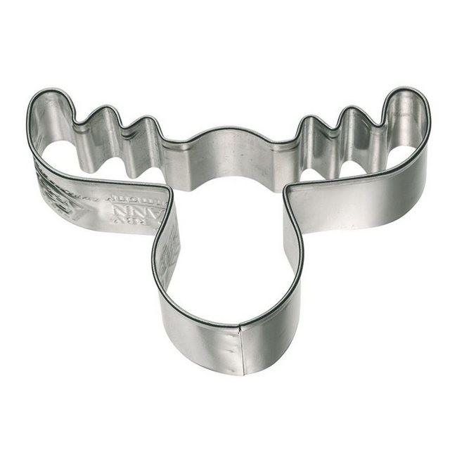 Birkmann Ausstechform »Elchkopf 6.5 cm«, Edelstahl