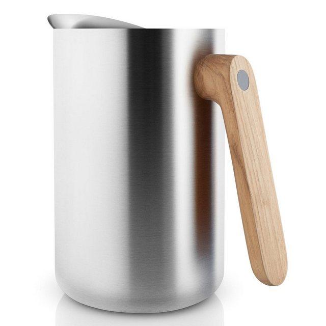 Eva Solo Isolierkanne »Nordic kitchen Edelstahl/ Eiche Silber 1 L«, 1 l