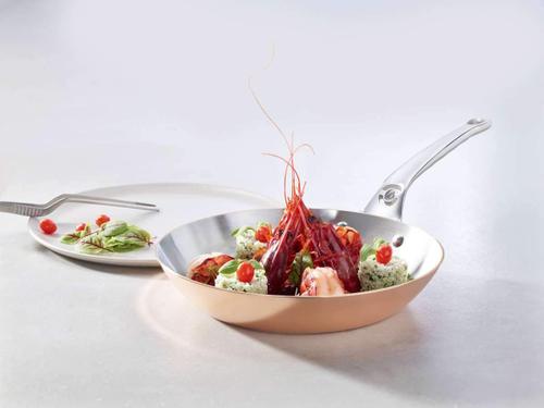 de Buyer Prima Matera massive Kupfer Bratpfanne  24cm mit Edelstahl Griff - Default Title