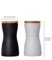 Set Pfeffer- und Salzmühle TWIN, Ceramic Mahlwerk CeraCut®, Kunststoff/Holz