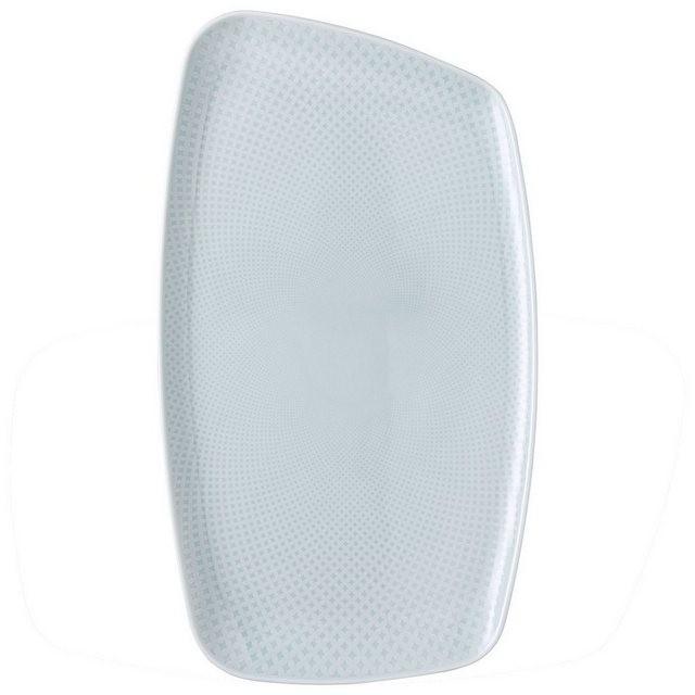 Rosenthal Servierplatte »Junto Opal Green Platte 36 x 21 cm«, Porzellan, (1-tlg)