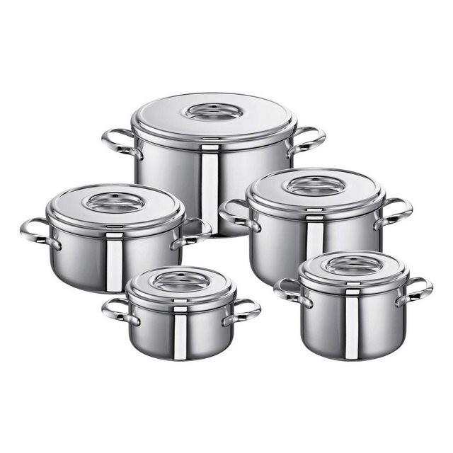 SCHULTE-UFER Topf-Set »Romana i Mega-Set 5-tlg.«, Edelstahl 18/10