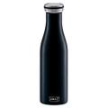 Thermo-Isolierflasche Edelstahl 500ml mattschwarz