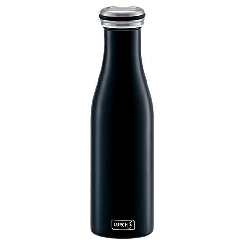 Thermo-Isolierflasche Edelstahl 500ml mattschwarz