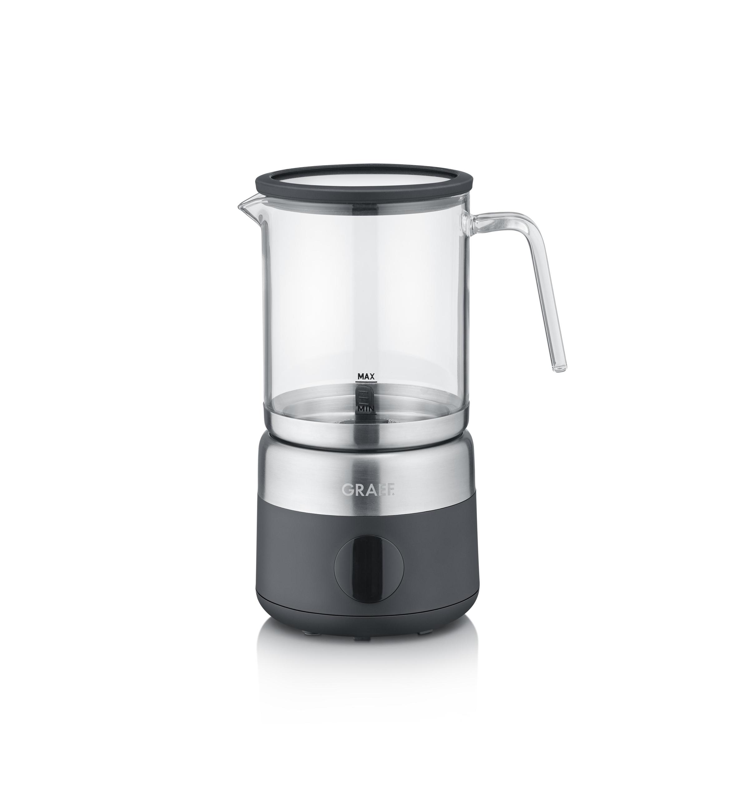 Milschaufschäumer MS802EU 250 ml Glas schwarz