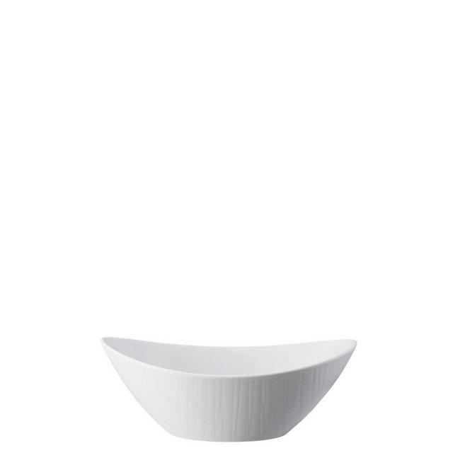 Rosenthal Servierschale »Mesh Weiß Schale oval 20 x 15 cm«, Porzellan, (1-tlg)