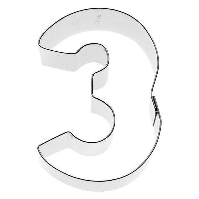 Birkmann Ausstechform »Zahl 3«, Edelstahl