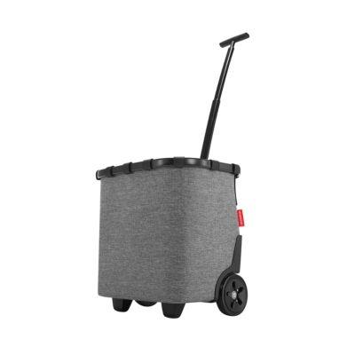 Reisenthel Carrycruiser mit 2 Rollen Frame Twist Shopping 40 Liter Grau|Silber