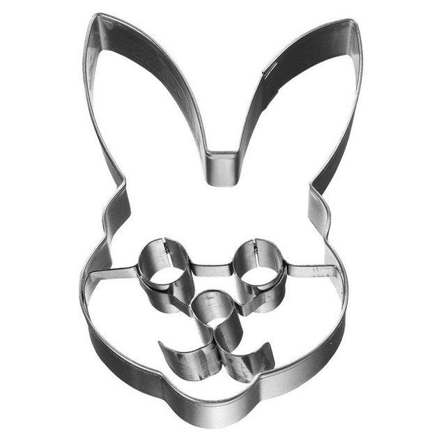 Birkmann Ausstechform »Hasenkopf 1 7 cm«, Edelstahl