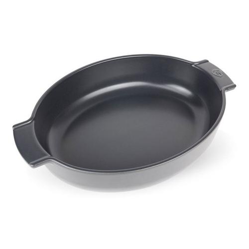 PEUGEOT Auflaufform »Appolia oval, Schiefergrau, 40 cm«, Keramik
